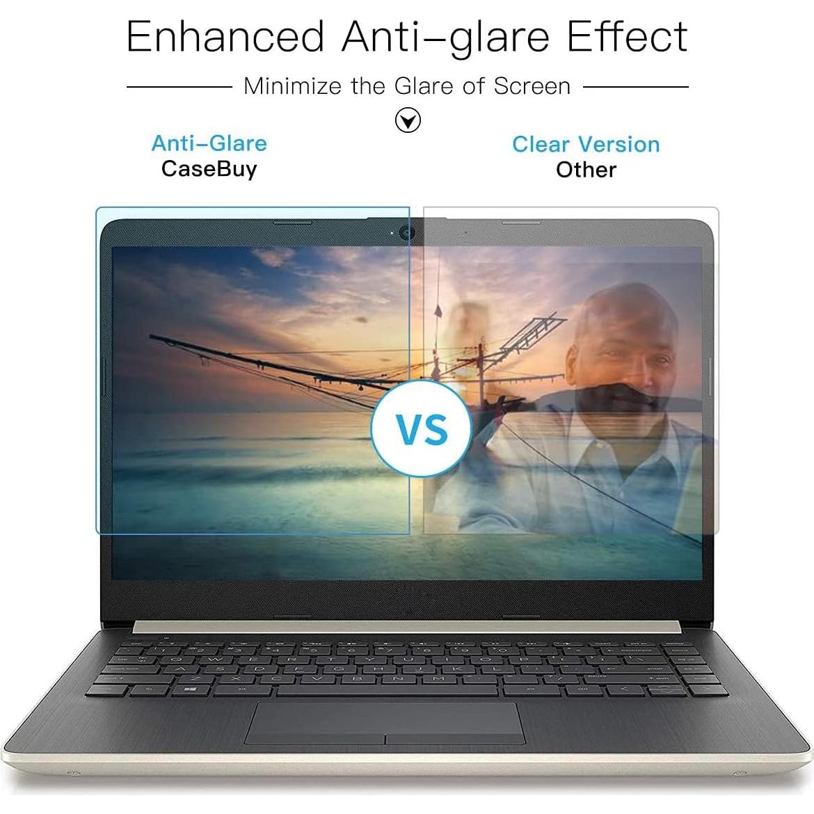 Protector de Pantalla CaseBuy para Laptop HP 14" Anti Luz Azul
