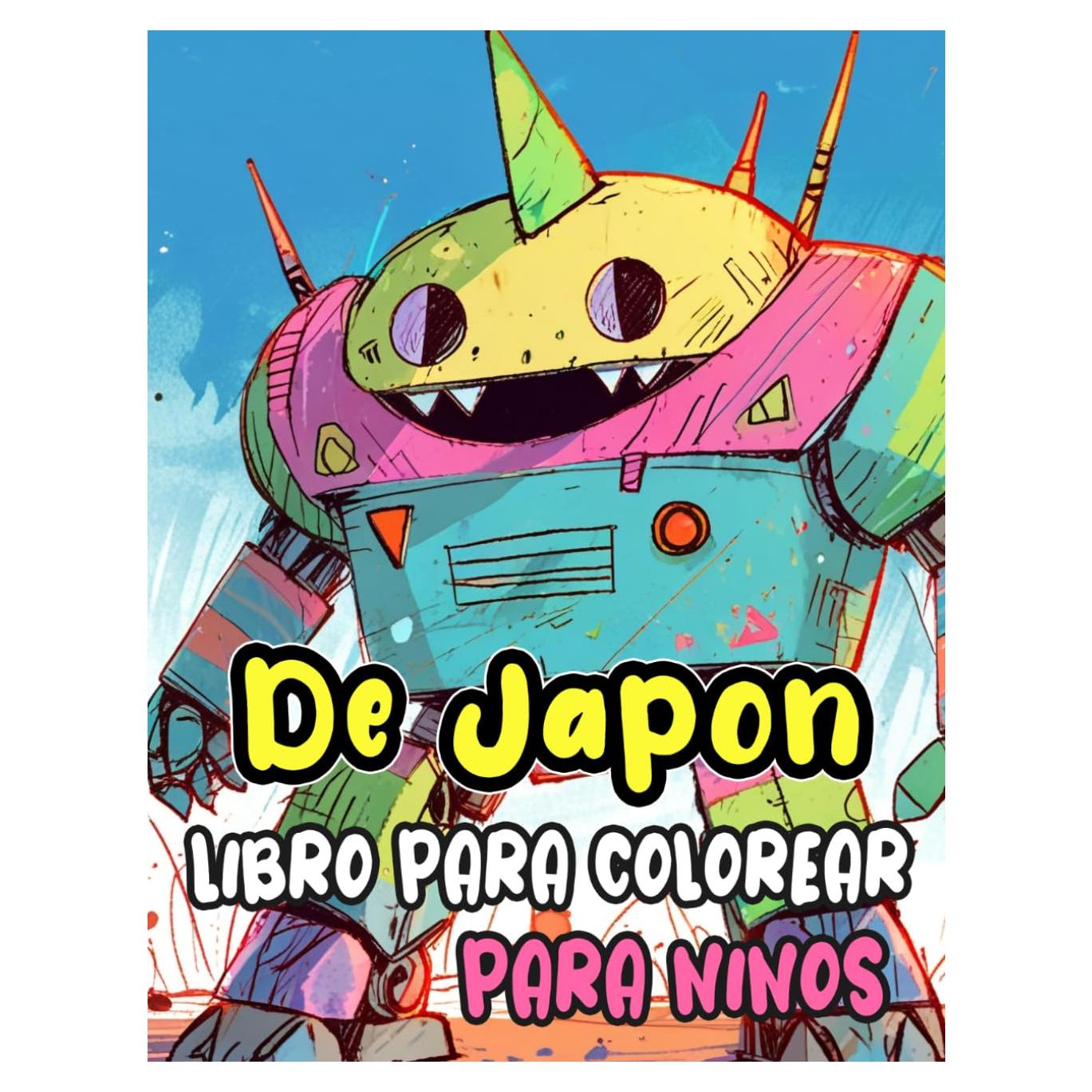 De Japón Libro Para Colorear Para Niños: Kawaii Páginas Para Colorear De La Cultura Japonesa Y La Estética Como Los Objetos Tradicionales Y La ... Del Estrés | Niños Pequeños (Spanish Edition)