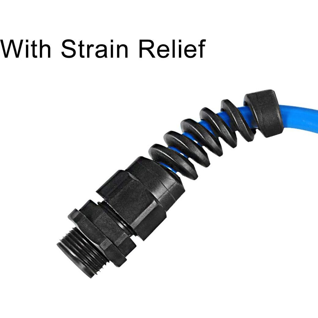 12 Pcs Conectores PG9 uxcell Impermeables para Cable 4-8mm