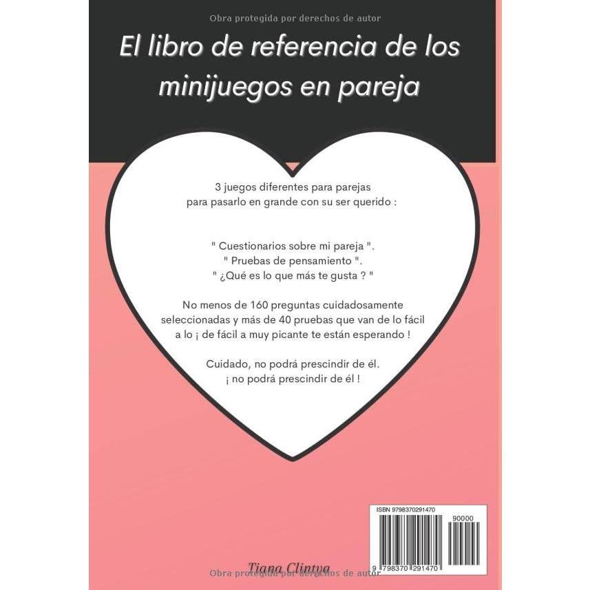 Libro de juegos para parejas: Quizzes y Gages para hacer en pareja para divertirse y pasar momentos deliciosos | 160 preguntas | Regalo original para ... boda, aniversario,...) (Spanish Edition)