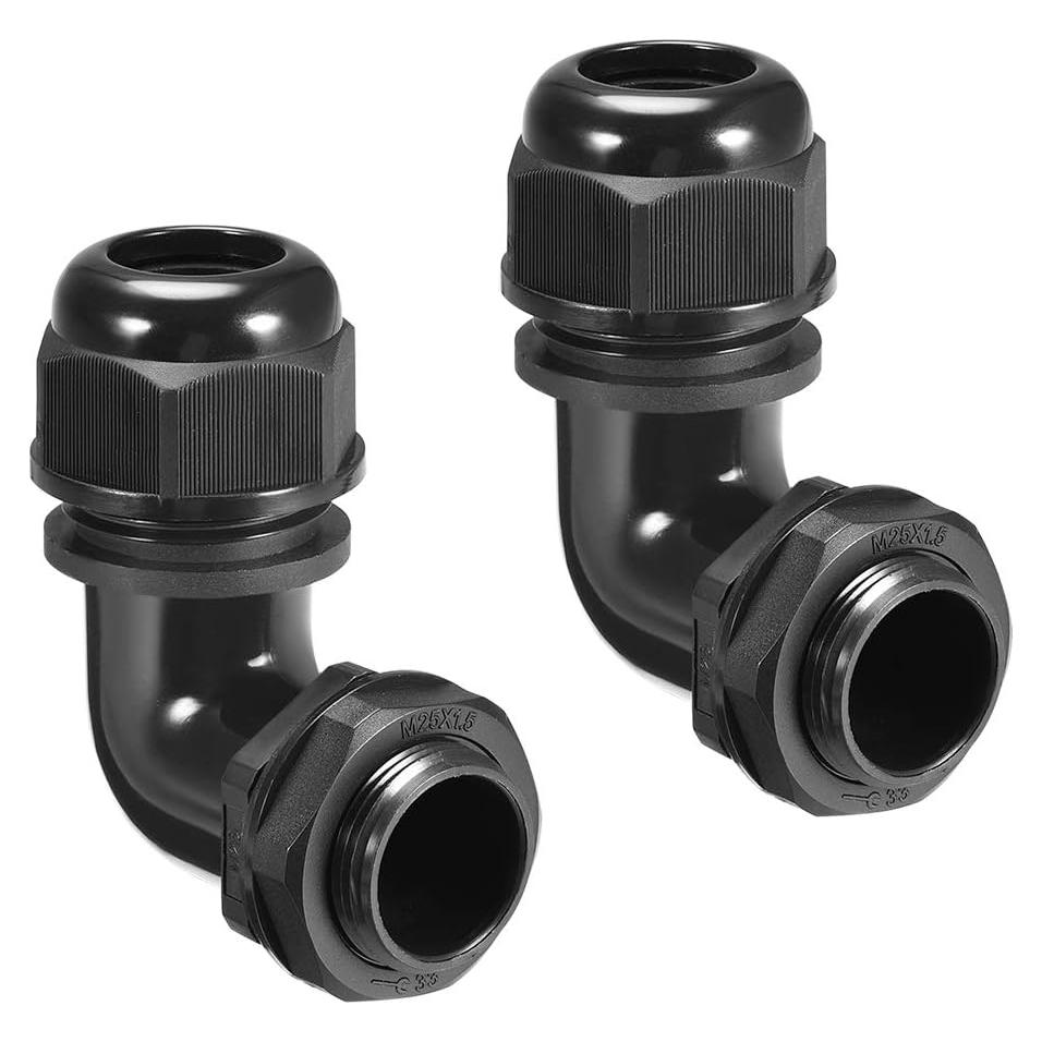 Conector Impermeable M25 uxcell para Cable 13-18mm IP68 - 2 Pcs