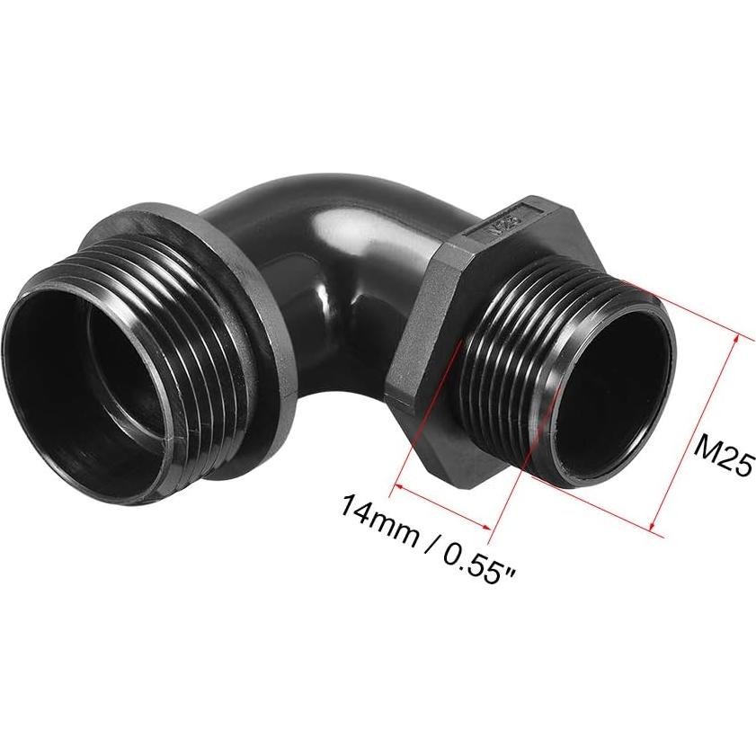 Conector Impermeable M25 uxcell para Cable 13-18mm IP68 - 2 Pcs