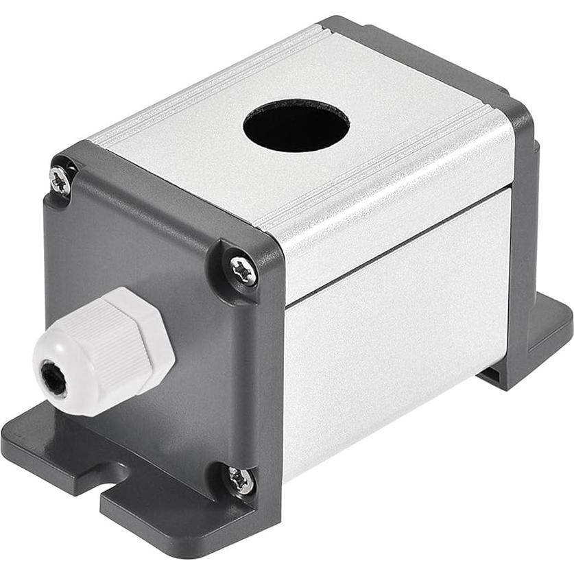 Caja de Interruptor de Aluminio 16mm uxcell con Conector PG7