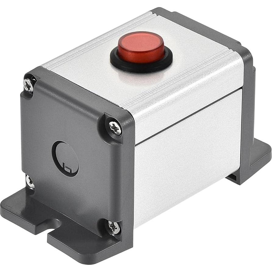 Caja de Interruptor de Aluminio 16mm uxcell con Conector PG7