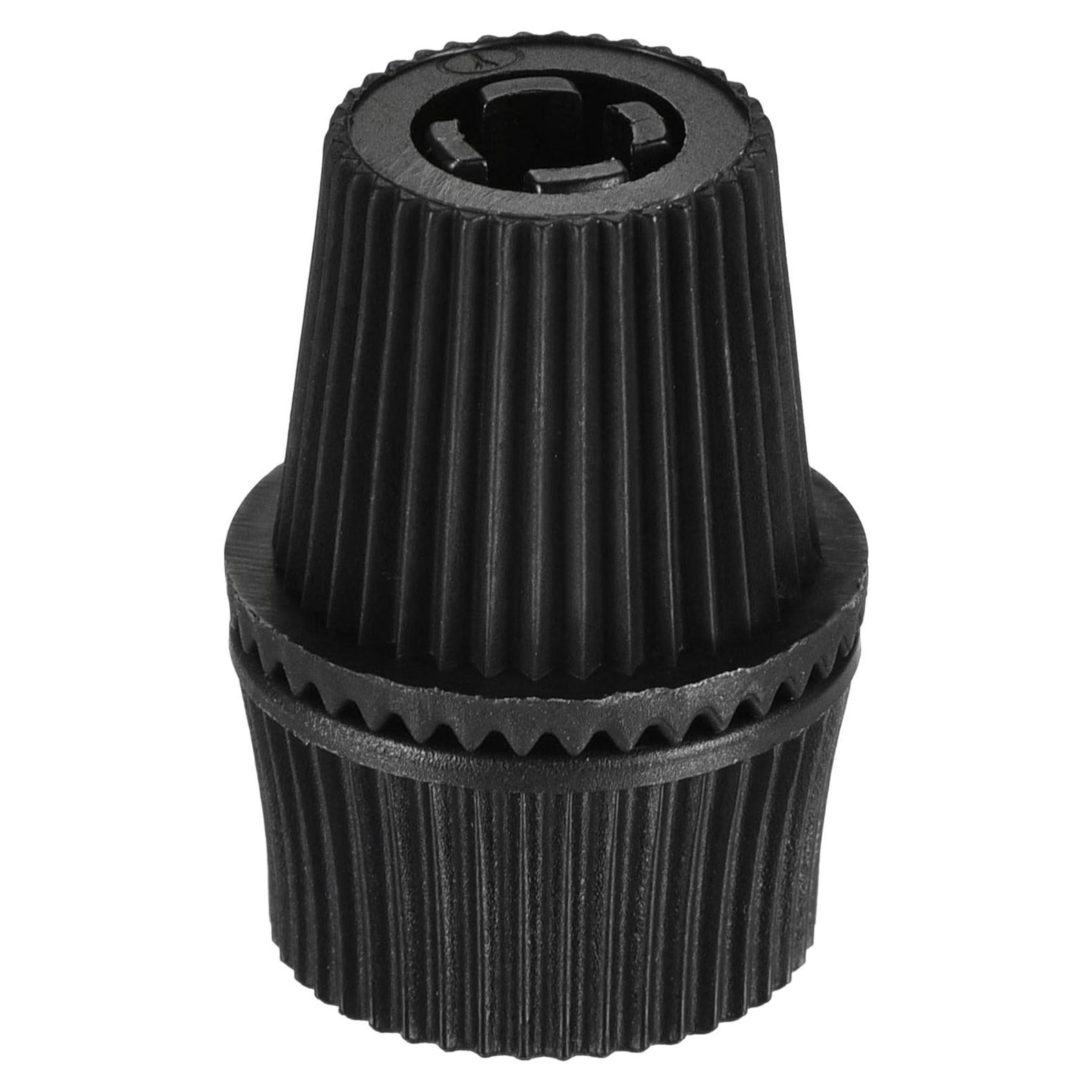 60 Gomas de Cable Glands Plástico Negro uxcell para Luz Techo