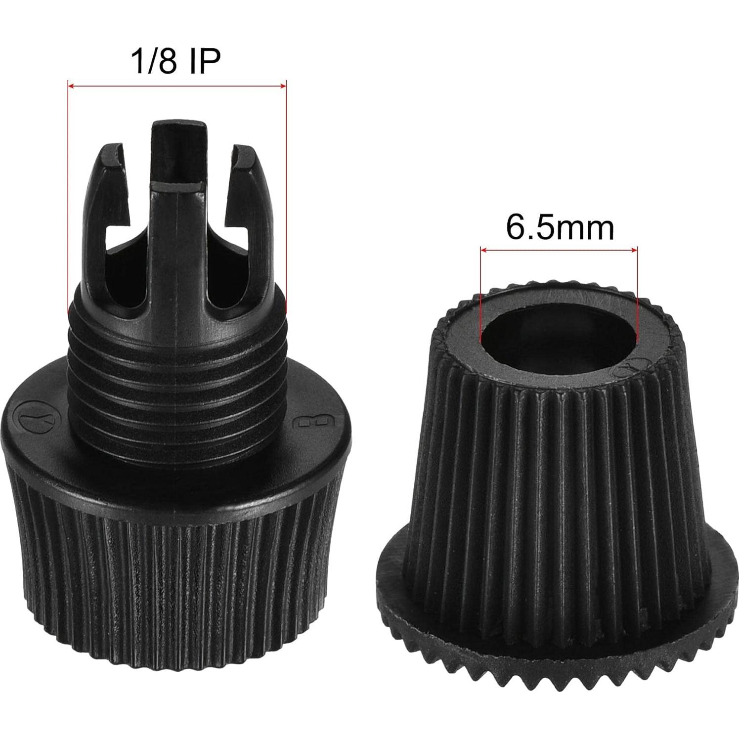 60 Gomas de Cable Glands Plástico Negro uxcell para Luz Techo