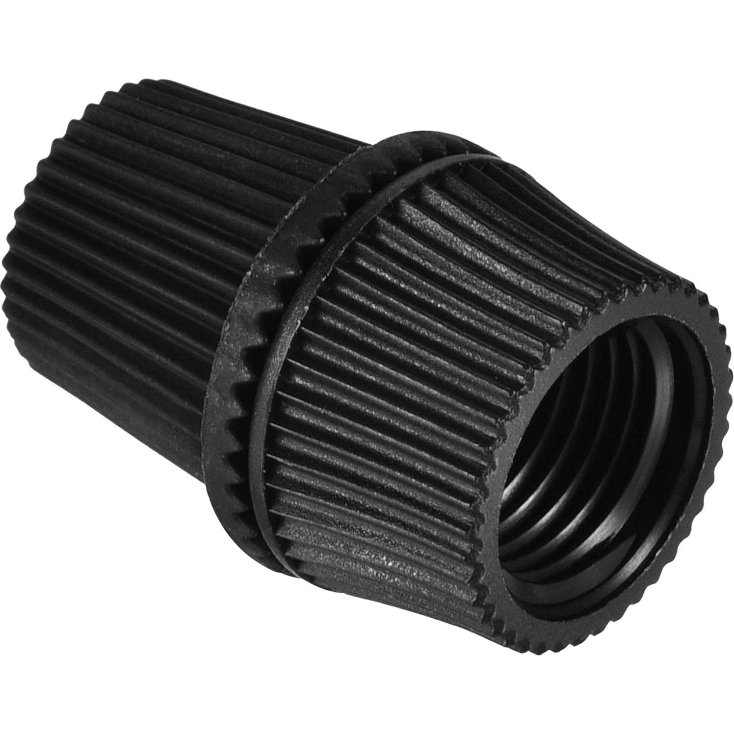 60 Gomas de Cable Glands Plástico Negro uxcell para Luz Techo