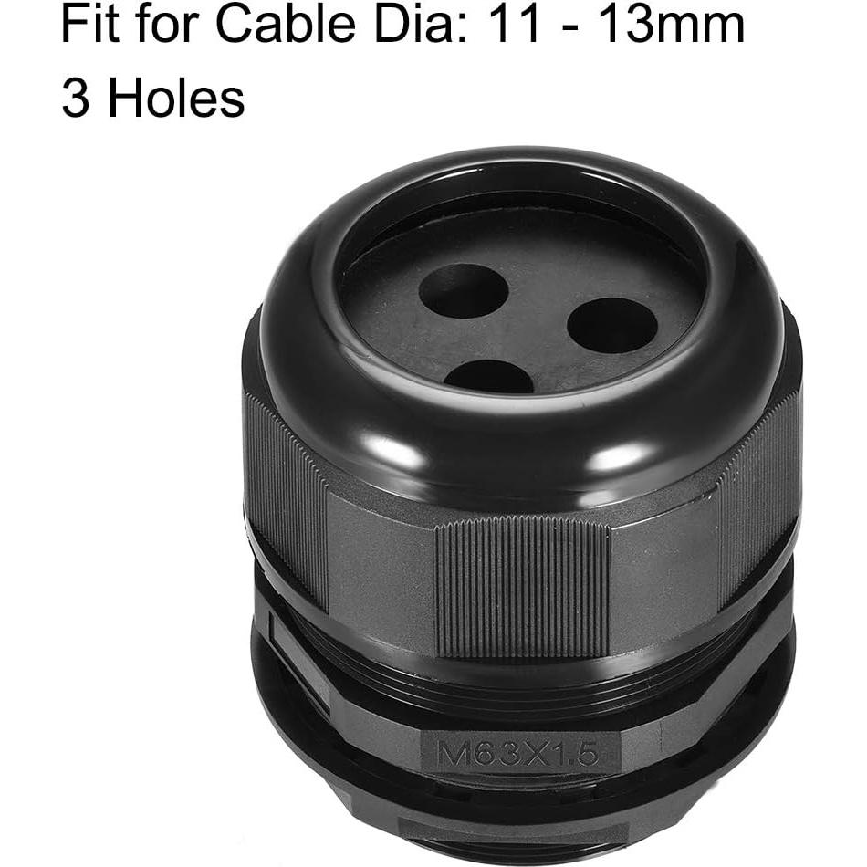 Conector de Cable M63 uxcell Impermeable IP68 11-13mm