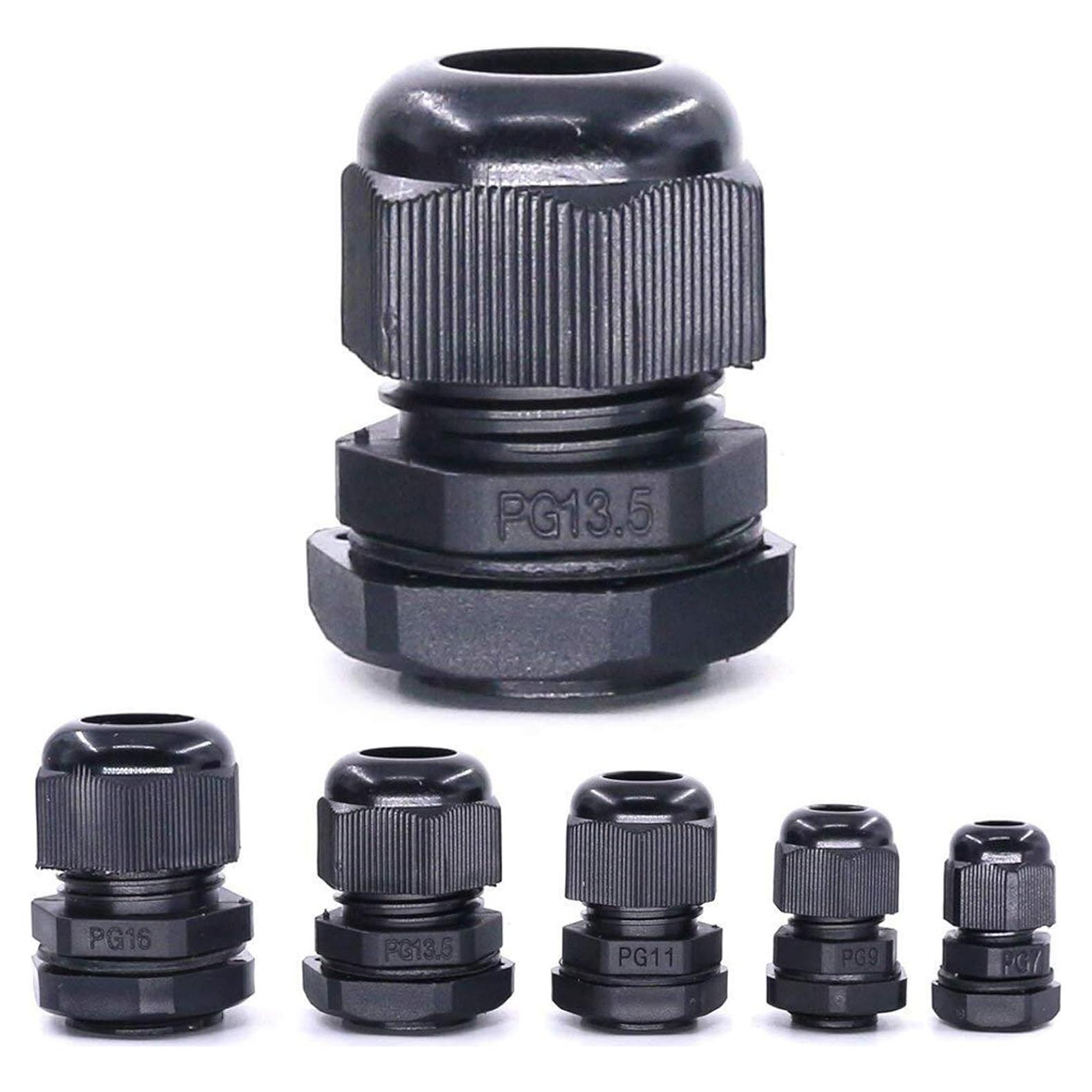 Kit de 30 Glands de Cable Hilitchi Nylon Impermeable 3.5-13mm