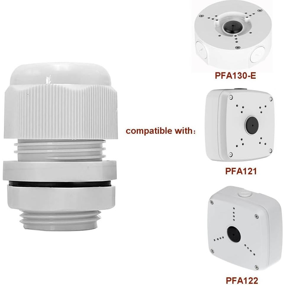 Conectores de Cable Impermeables Saindo CG-W-4 (4 Piezas)