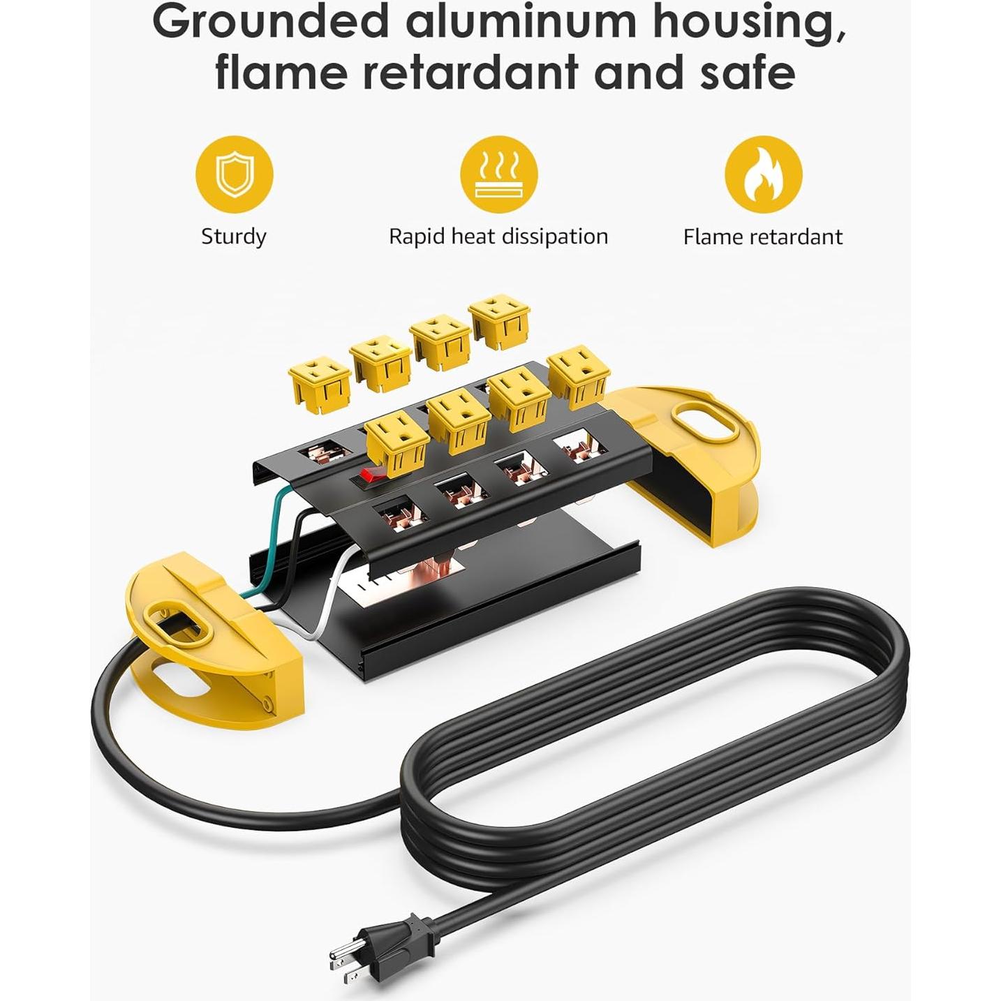 Regleta de Sobretensión CCCEI 8 Salidas 15A 2.60kg 15FT