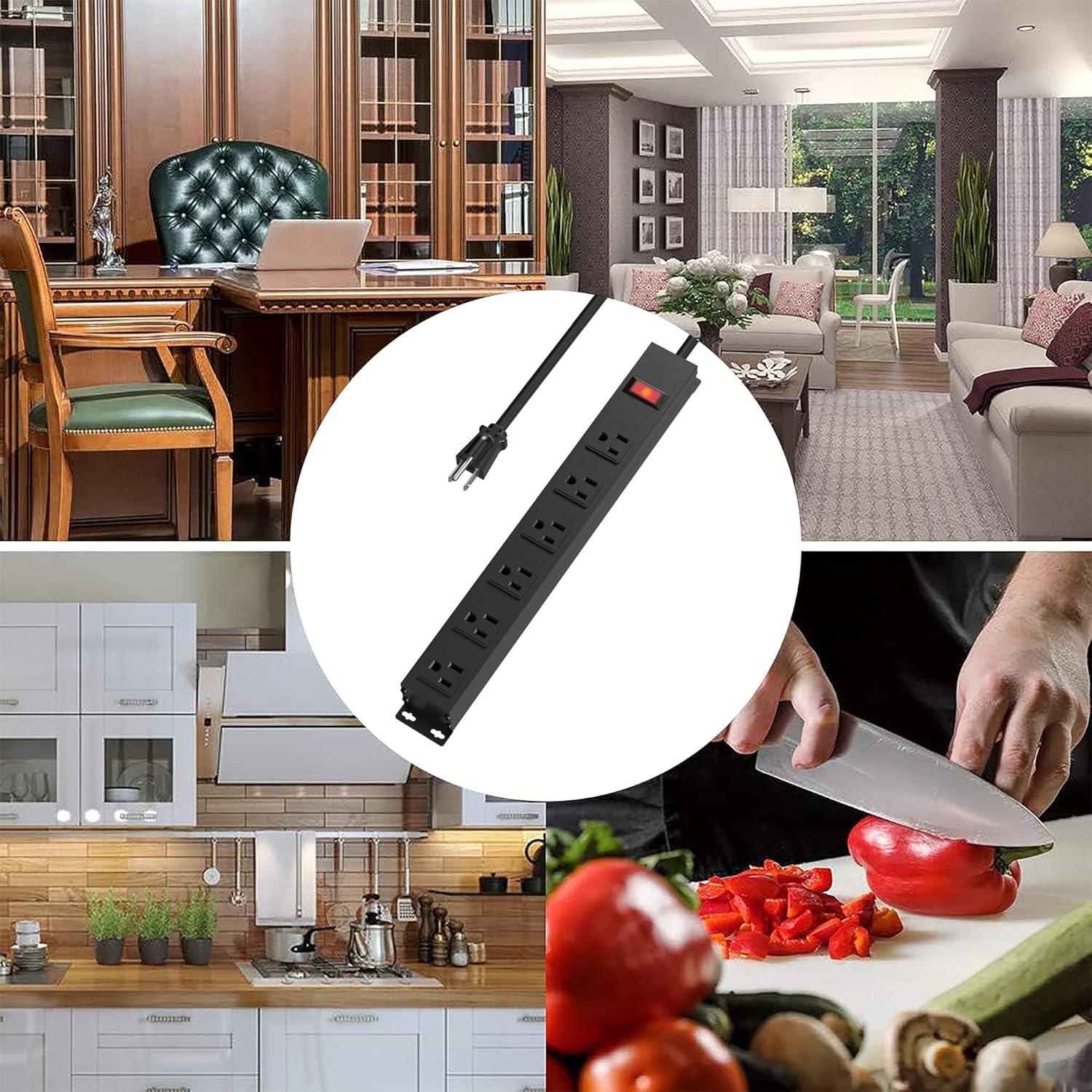 Regleta de Alimentación CFMASTER 6 Tomacorrientes 1.83 m