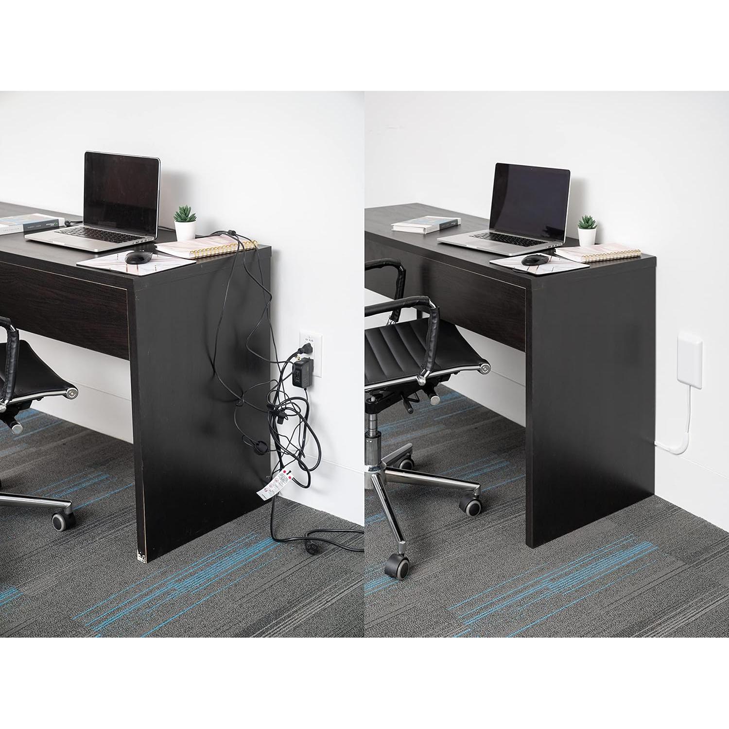 Sleek Socket Ocultador de Enchufes 6 Pies con Protección