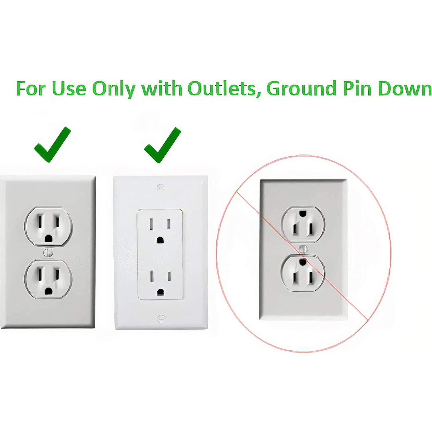 Sleek Socket Ocultador de Enchufes 6 Pies con Protección