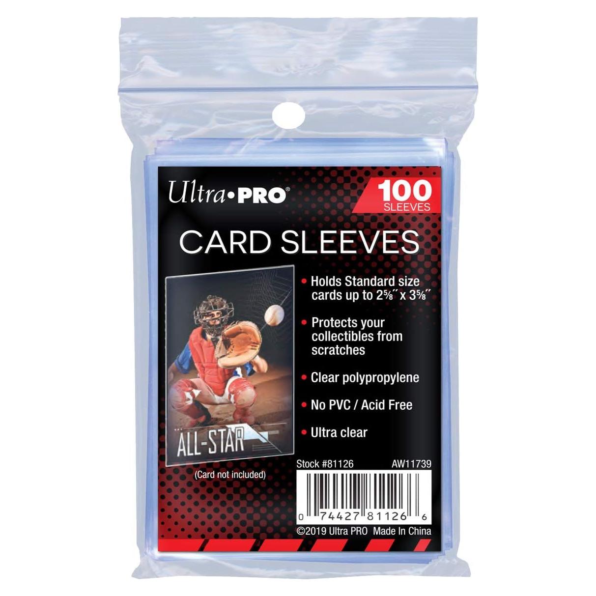 Fundas para Cartas Ultra Pro 100 Pcs 6.6x9.1 cm