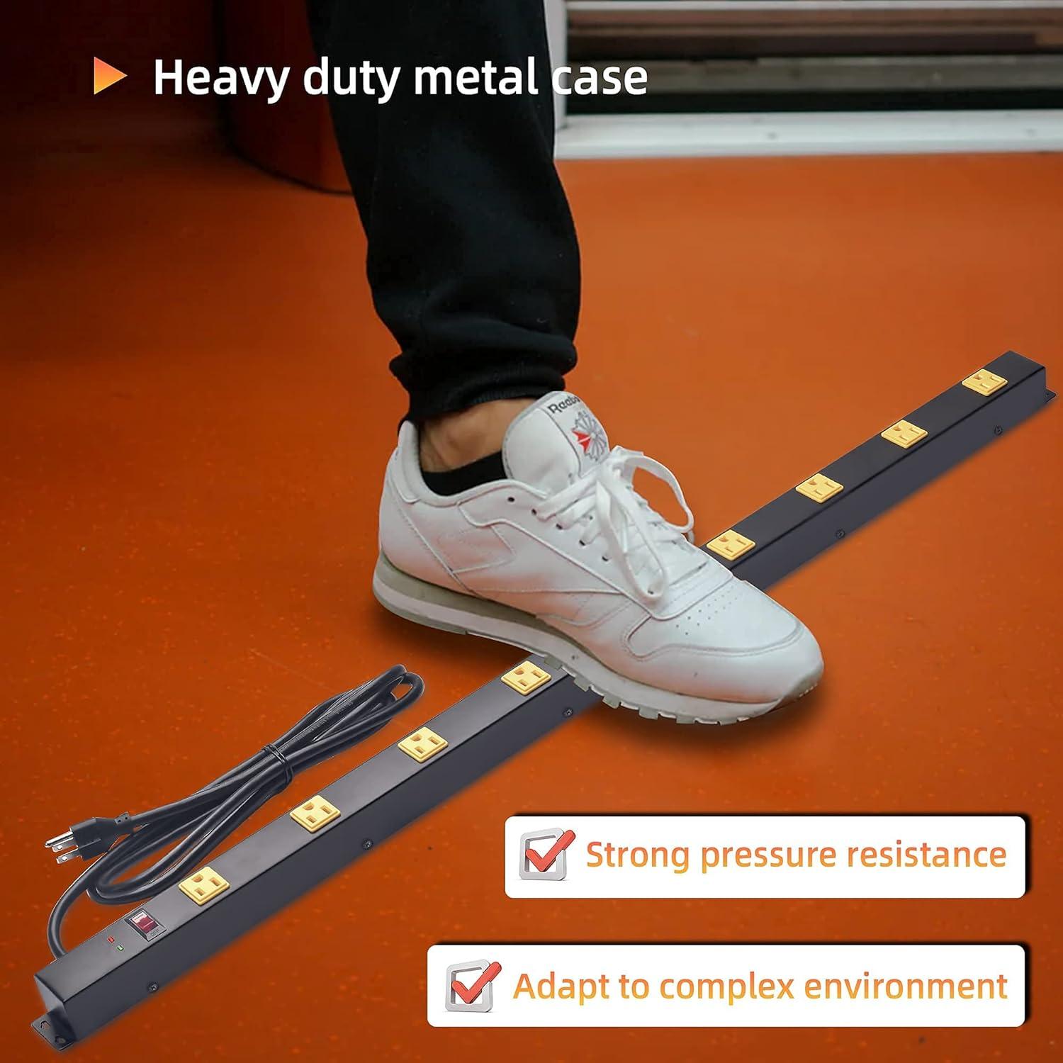 Tira de Poder con Protector de Sobretensión JIANGSILING 10 Salidas 1.83m