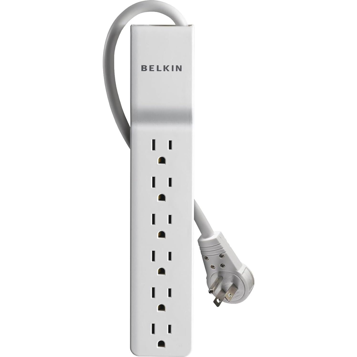 Regleta de Energía Belkin SlimLine 6 Salidas 700 Julios 1.83m