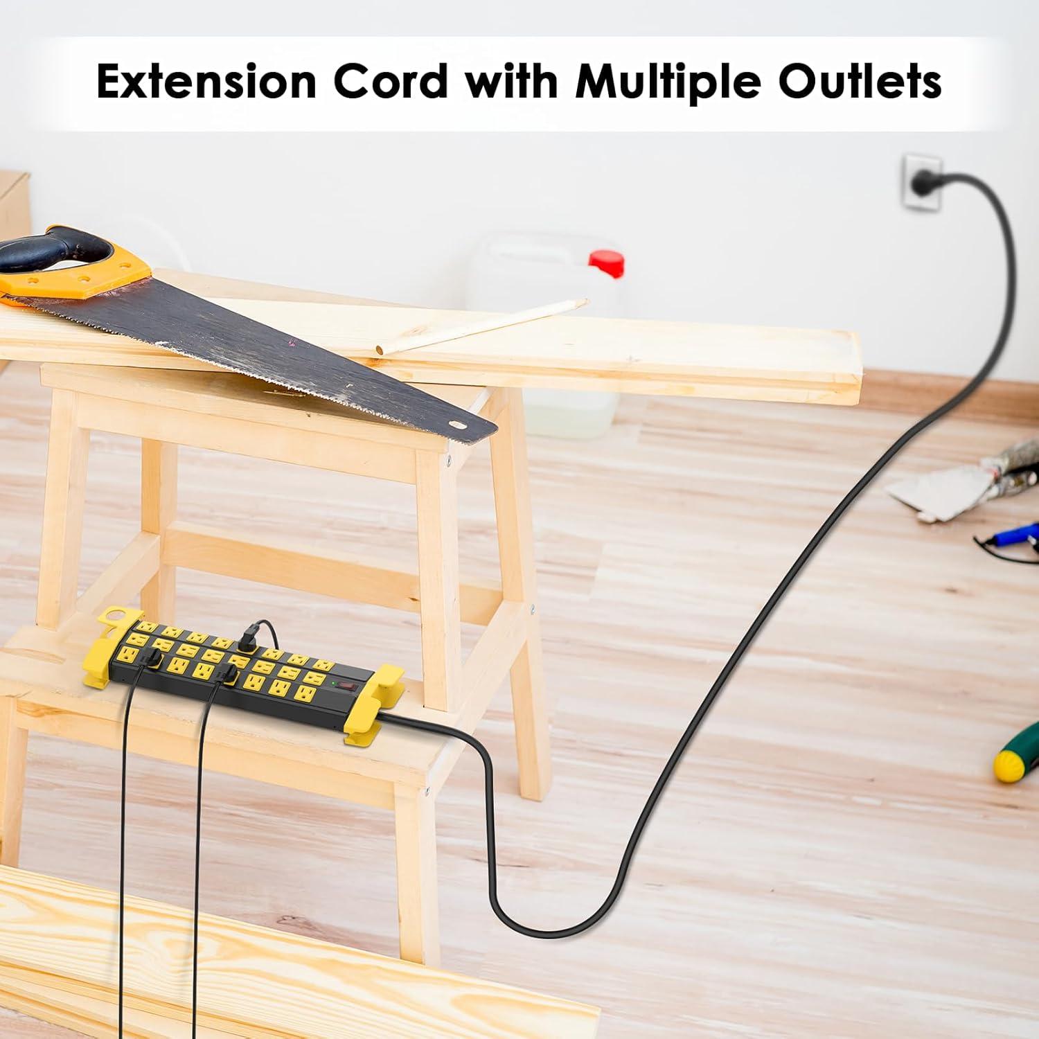 Regleta de Potencia HHSOET 24 Salidas 15A Metal Montable