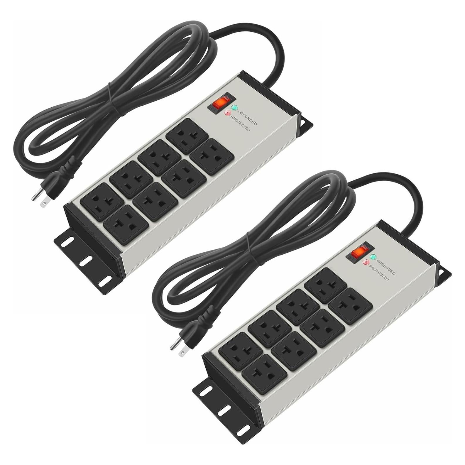 Regleta de Potencia Industrial CCCEI 20A 8 Salidas 6FT