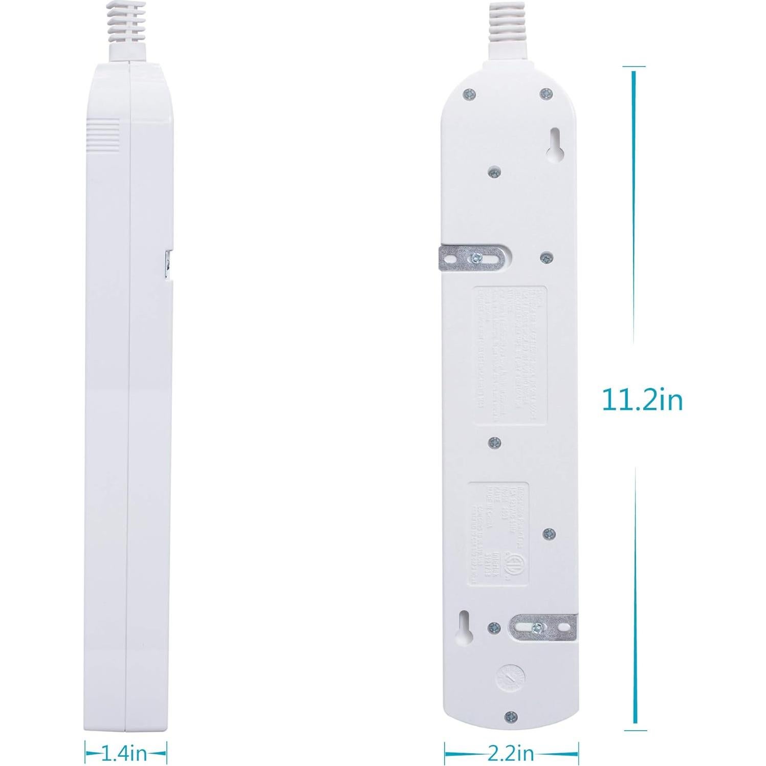 Regleta KMC 6 Salidas con Interruptores Independientes 1.22m