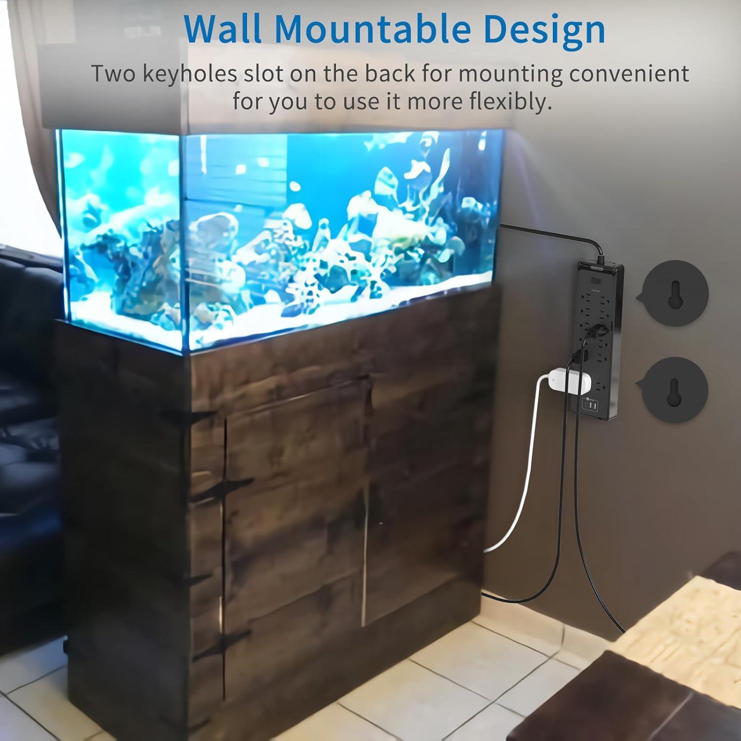 Regleta de Extensión NTONPOWER 7.62 m 12 Salidas 3 USB