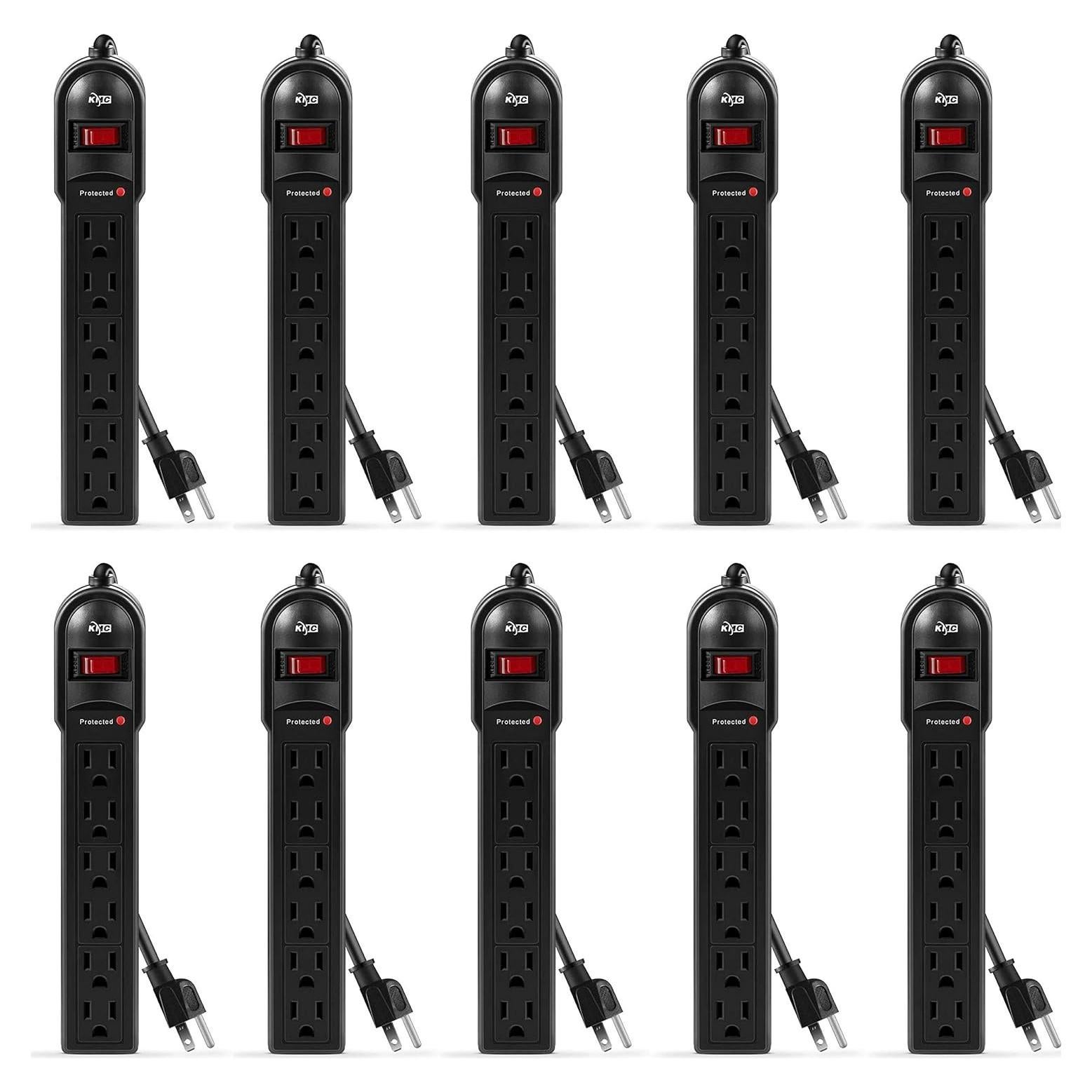 Regleta KMC de 6 Salidas con Protección Sobretensión 735J