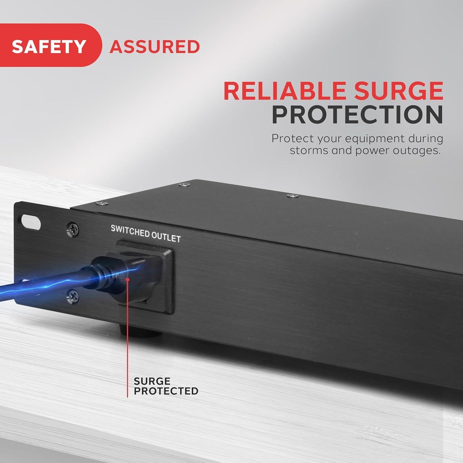 Tira de Protección Pyle PCO850 - 9 Salidas - 150 Julios