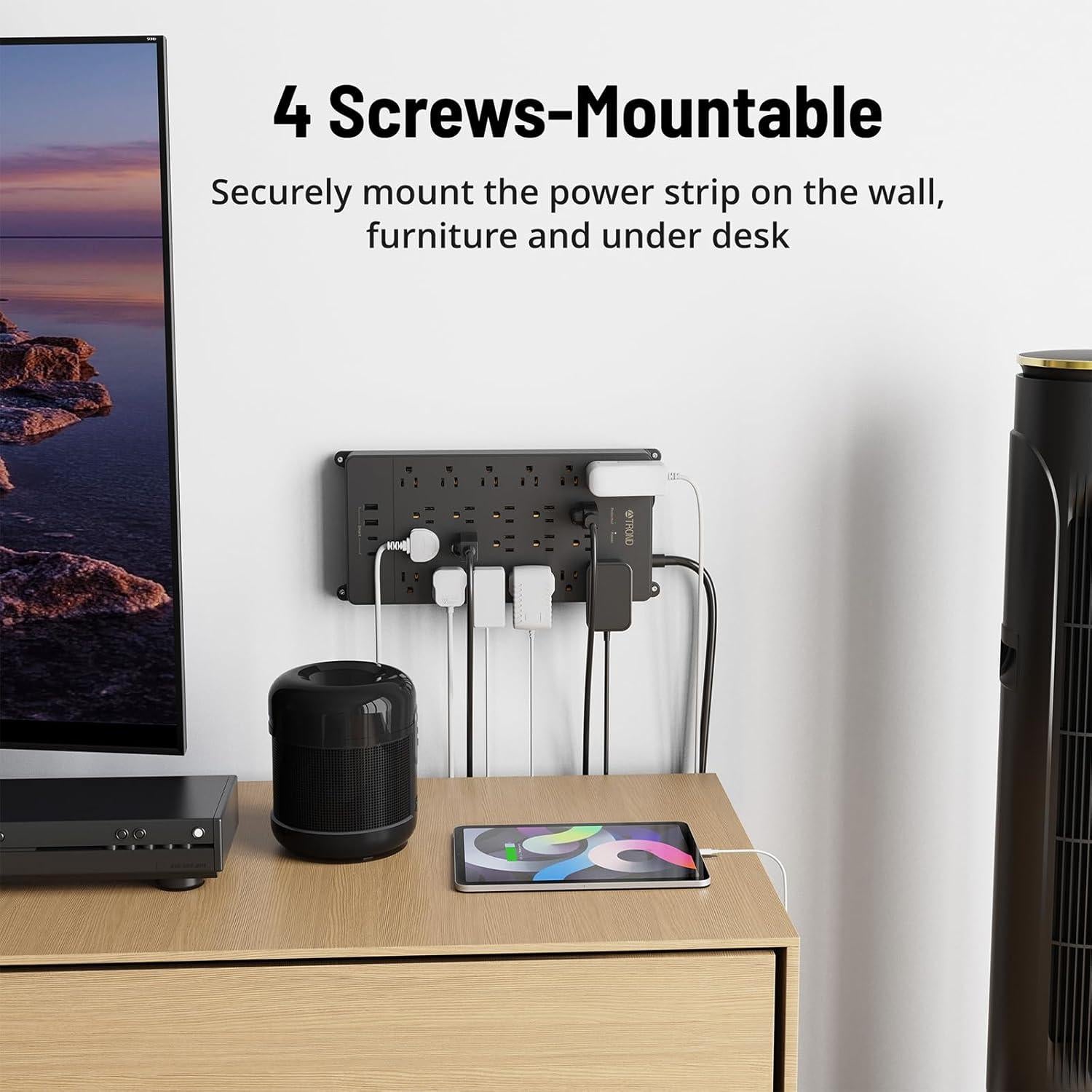 Regleta de Sobretensión TROND Prime X 22 Salidas 10FT USB