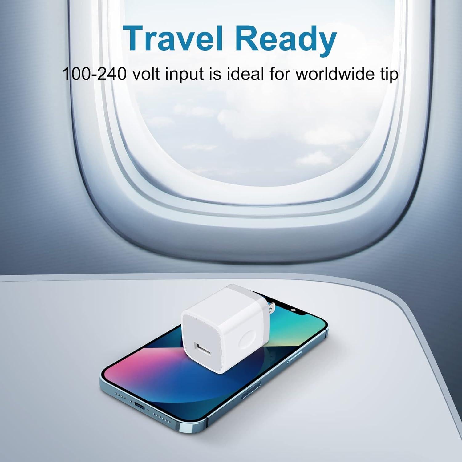 Wall Charger Adapter USB Charging Block, 5Pack Single Port USB Plug in Charger Cube Box Power Blocks Brick Charger Station Compatible with Samsung Galaxy A53 A13 A54 A20 S23 S22 S20 S21 A25