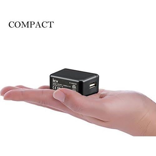Cargador de Pared USB ICV 5V 2A Compacto y Seguro