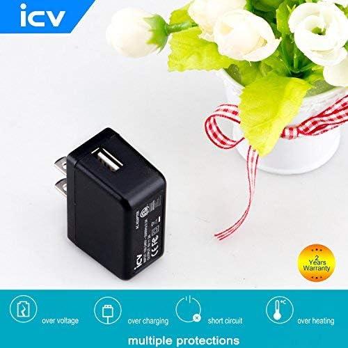 Cargador de Pared USB ICV 5V 2A Compacto y Seguro