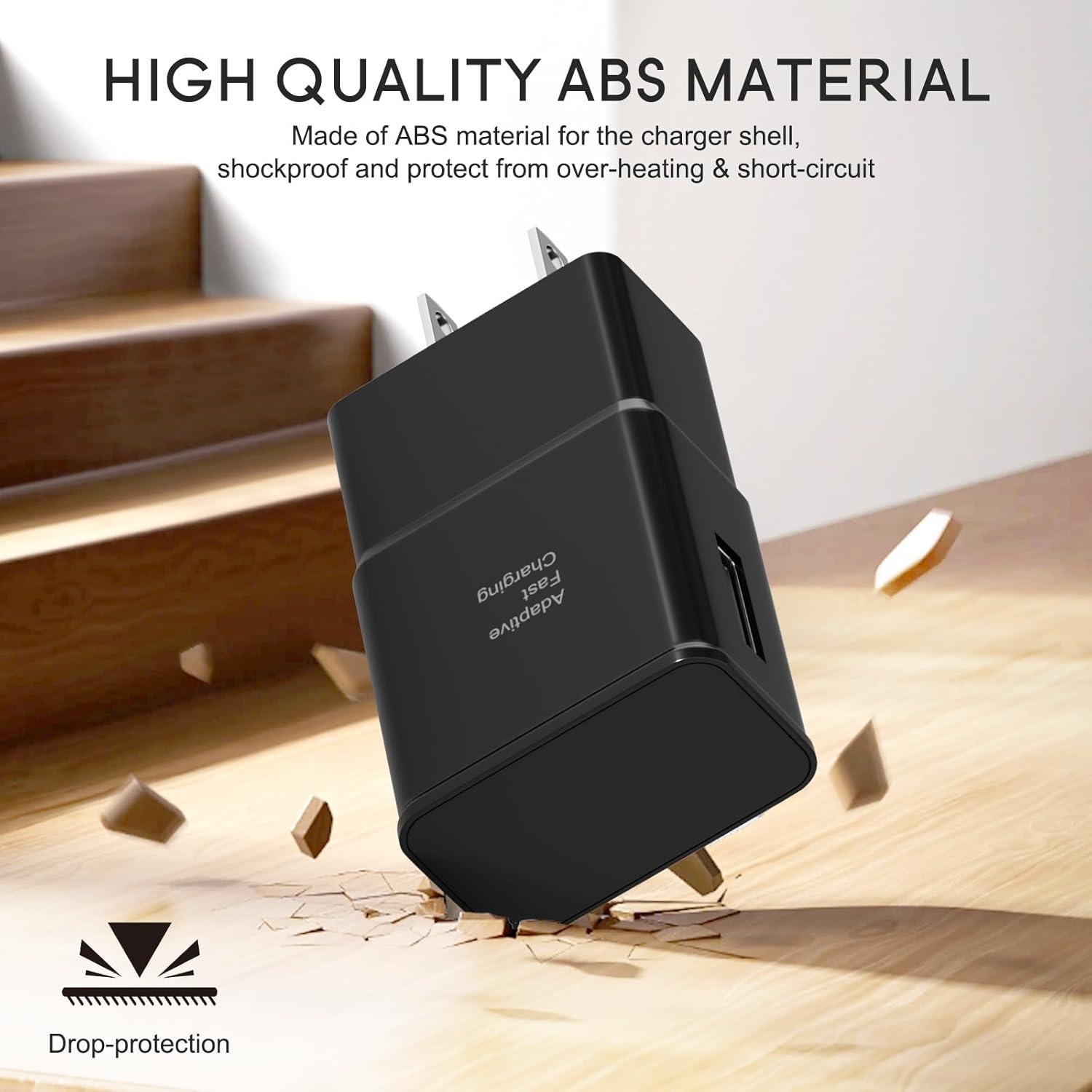 Cargador Rápido Adaptativo Samsung Negro para Galaxy S25/S24/S23