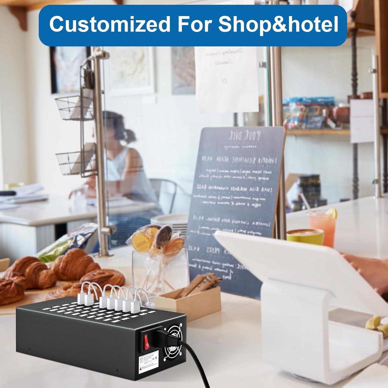 Estación de Carga USB Rápida RUANSZZ 50 Puertos 200W