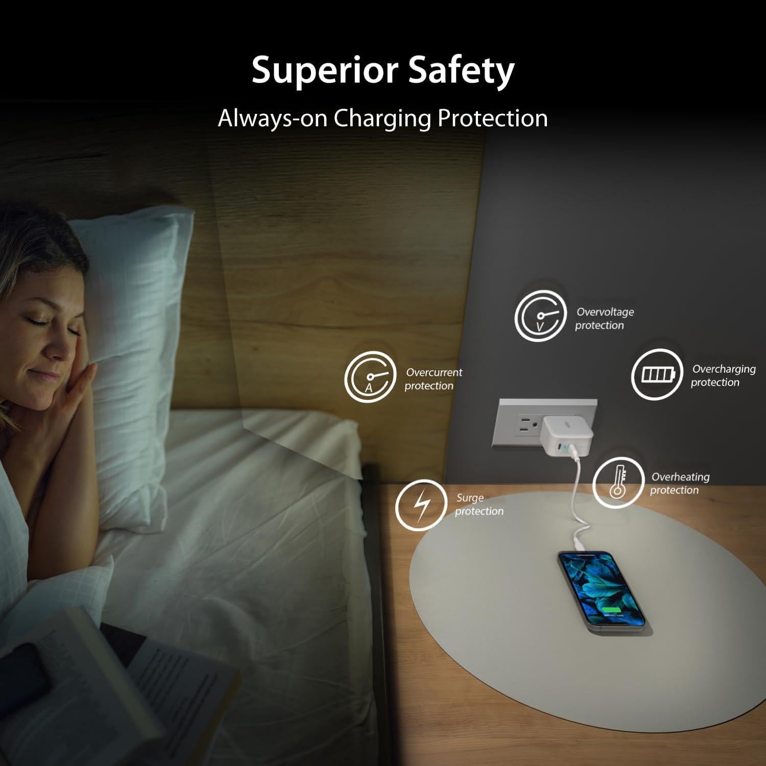 Cargador de pared USB C 40W j5create JUP2440 - Carga rápida