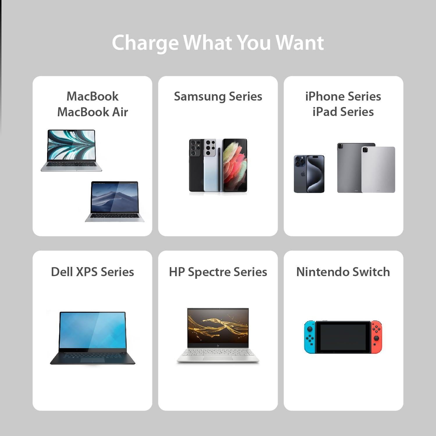 Cargador j5create 65W GaN USB-C 3 Puertos Compacto JUP3365