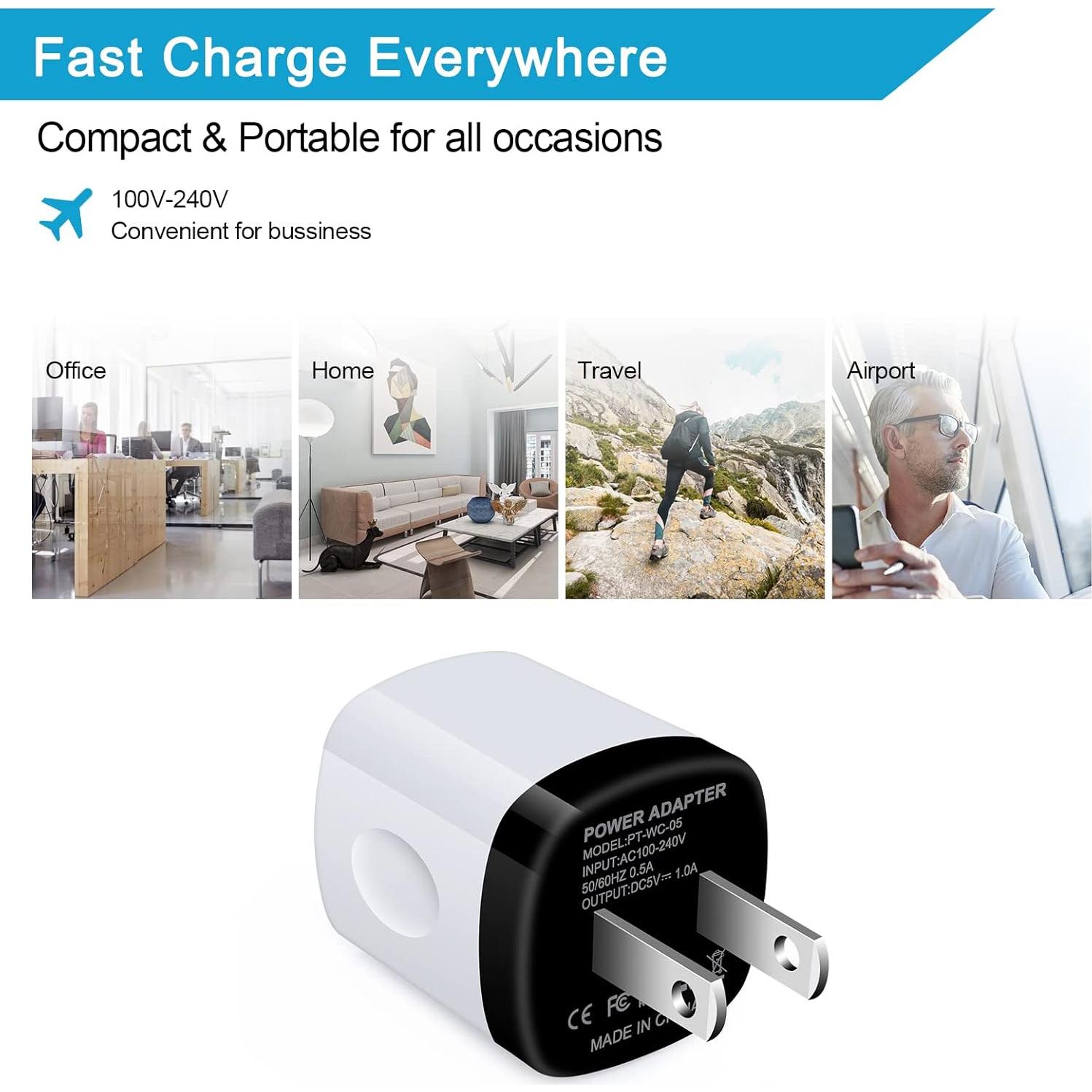 Cargador de Pared USB 5 Puertos Shenzhen Putuo 2.1A