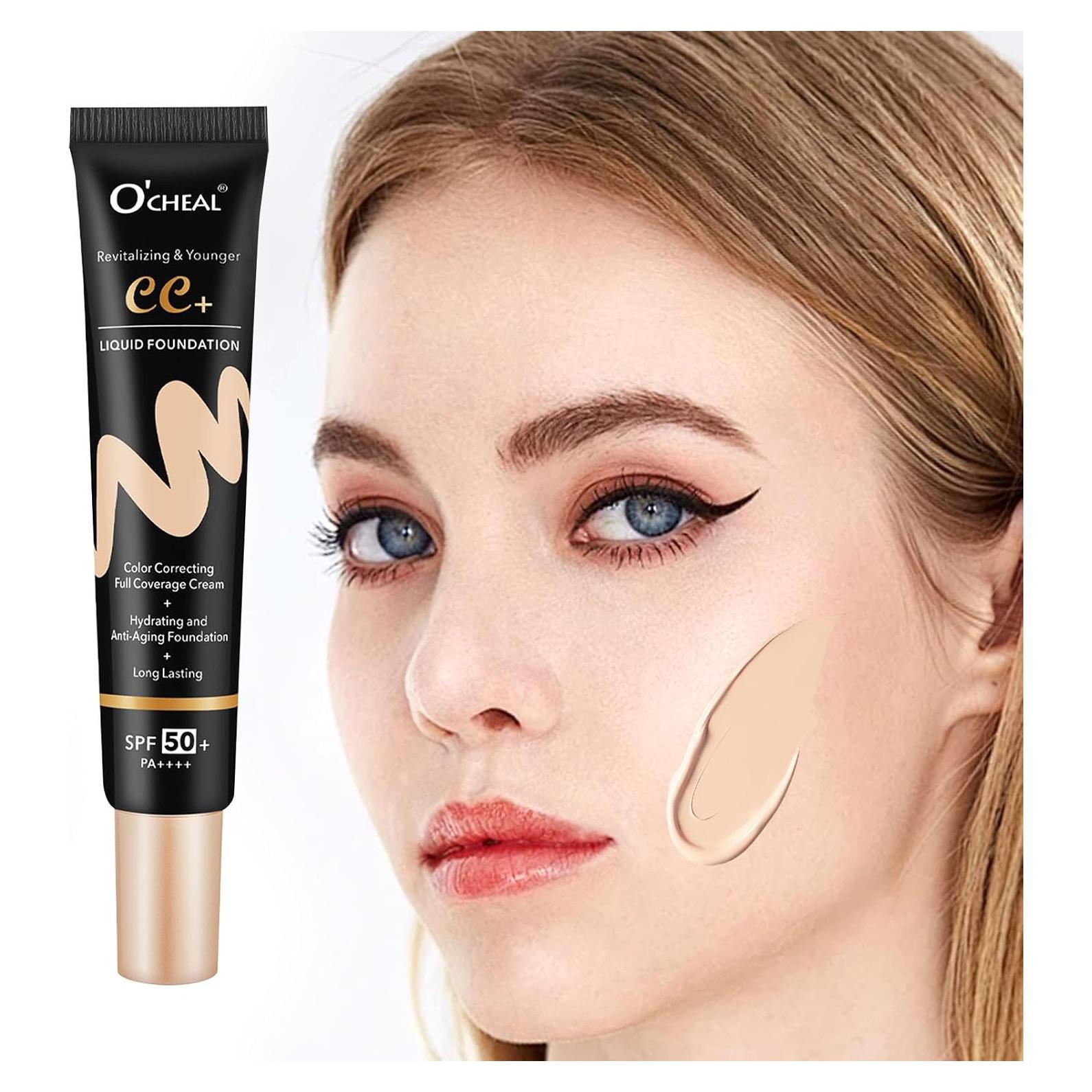 Crema CC O'CHEAL Marfil SPF 50+ Hidratante y Correctora