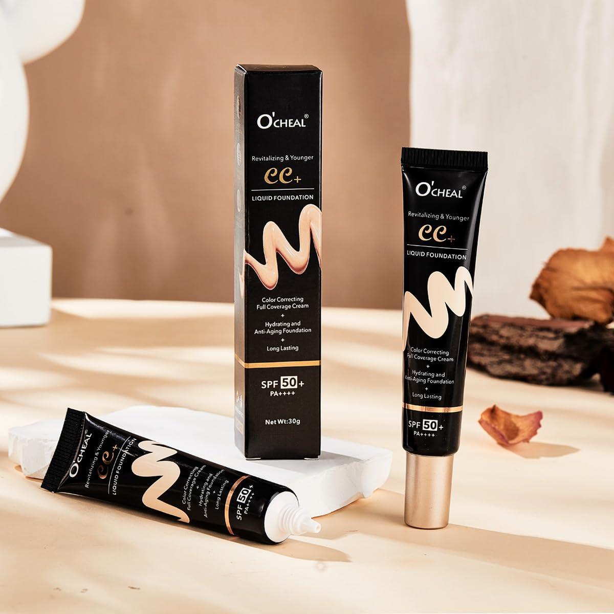 Crema CC O'CHEAL Marfil SPF 50+ Hidratante y Correctora