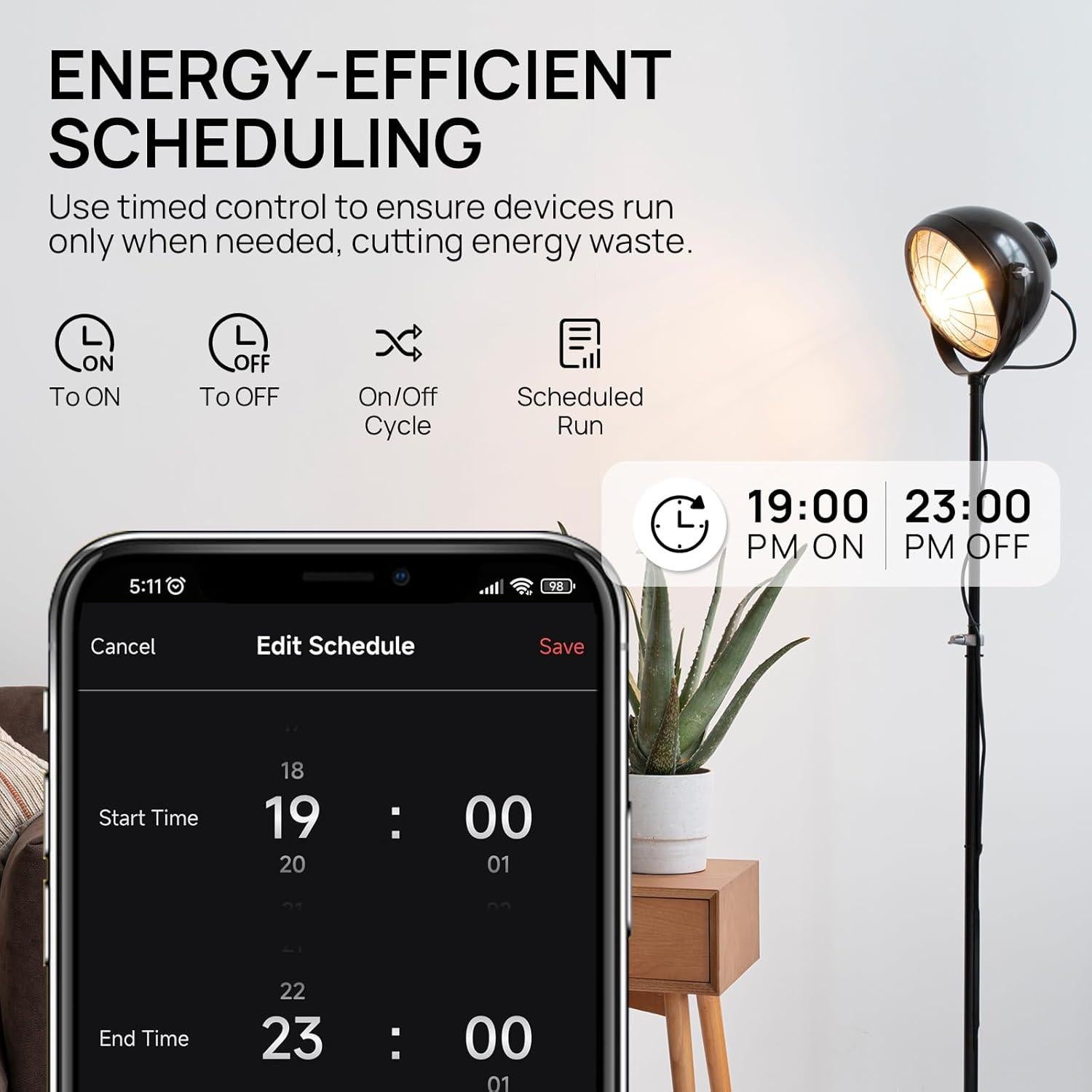 Controlador de Temperatura Inteligente TURBRO TC01 WiFi 100-240V