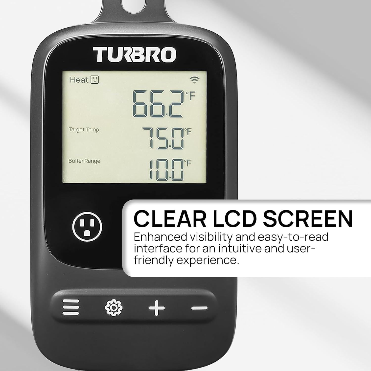 Controlador de Temperatura Inteligente TURBRO TC01 WiFi 100-240V