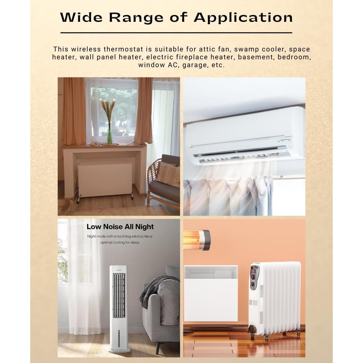 Termostato Inalámbrico Ecoartheating EAHWT01 Control Remoto