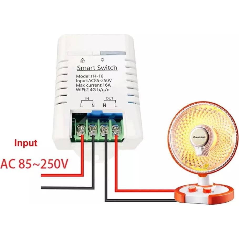 Interruptor Inteligente MHCOZY 16A WiFi Control Temperatura
