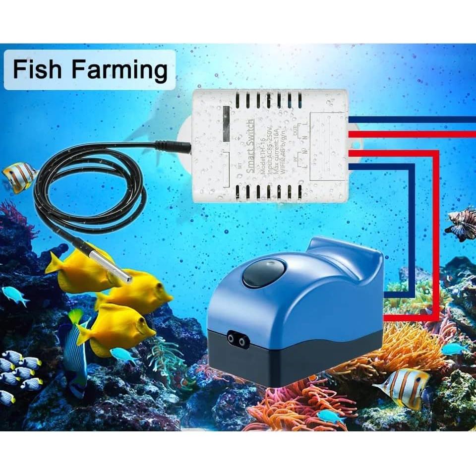 Interruptor Inteligente MHCOZY 16A WiFi Control Temperatura