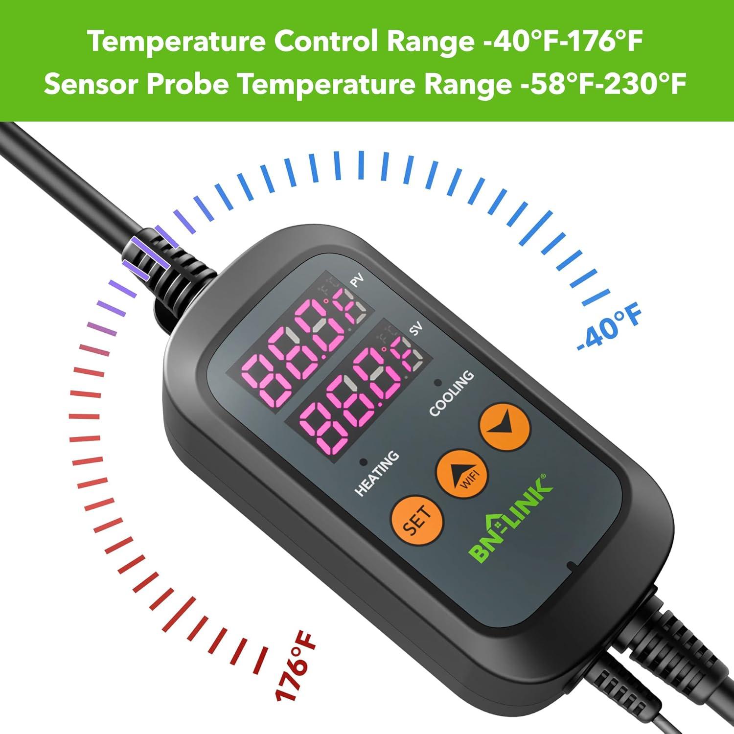 Controlador de Temperatura Digital BN-LINK 2 Etapas 0-110°C
