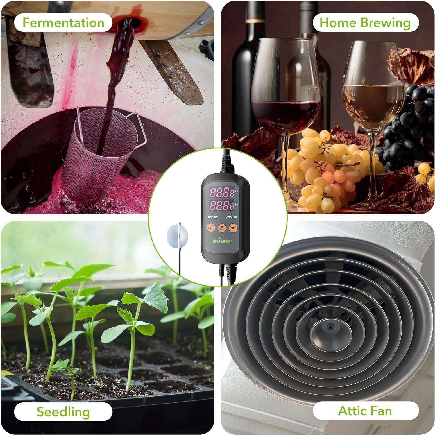 Controlador de Temperatura Digital BN-LINK 2 Etapas 0-110°C