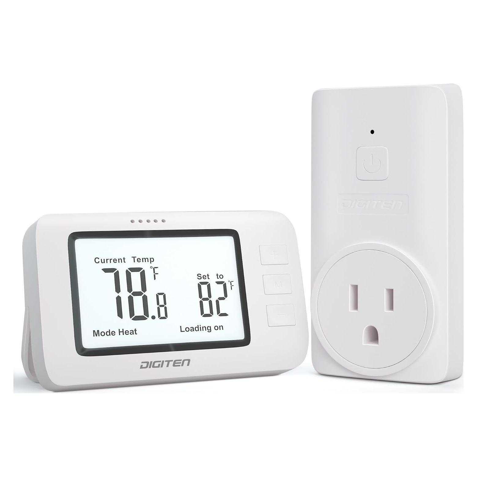 Termostato Inalámbrico DIGITEN WTC100 Pro Control Remoto 0.27kg