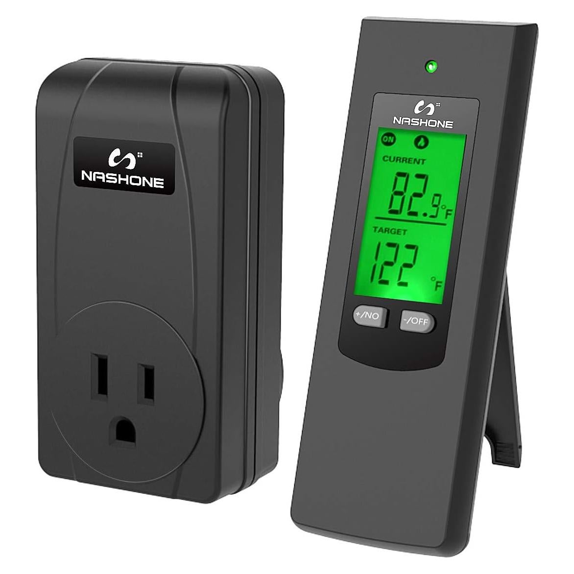 Enchufe Termostático Inalámbrico NASHONE con Control Remoto