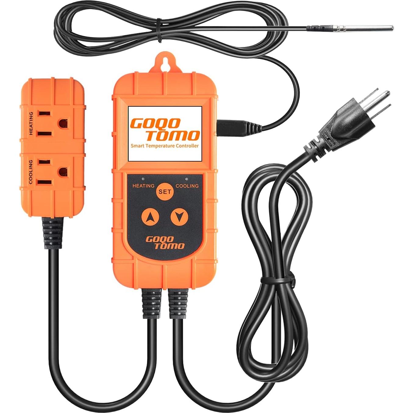 Controlador de Temperatura GOQOTOMO TC1 para Calefacción y Refrigeración