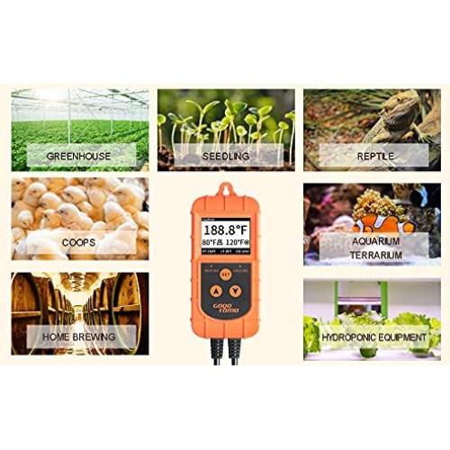 Controlador de Temperatura GOQOTOMO TC1 para Calefacción y Refrigeración