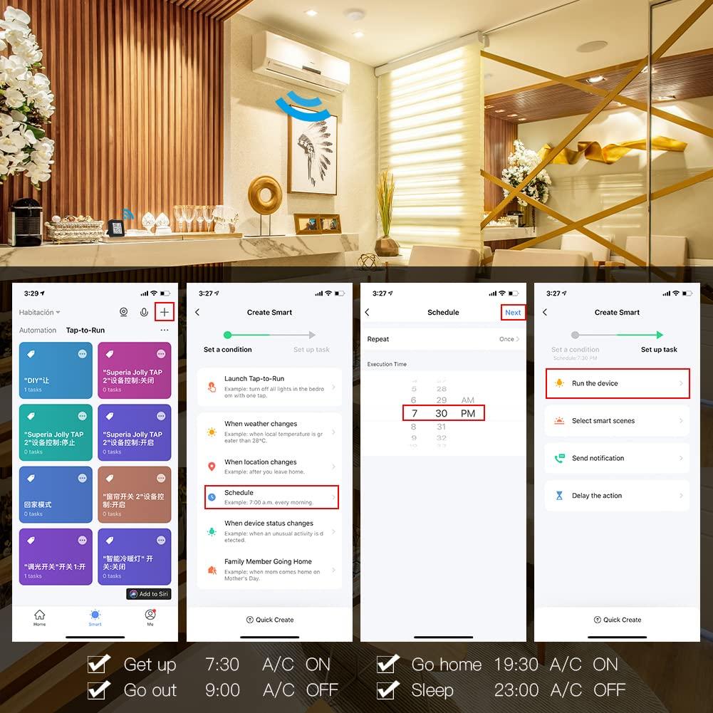 Monitor de Temperatura y Humedad MOES WiFi Control Remoto